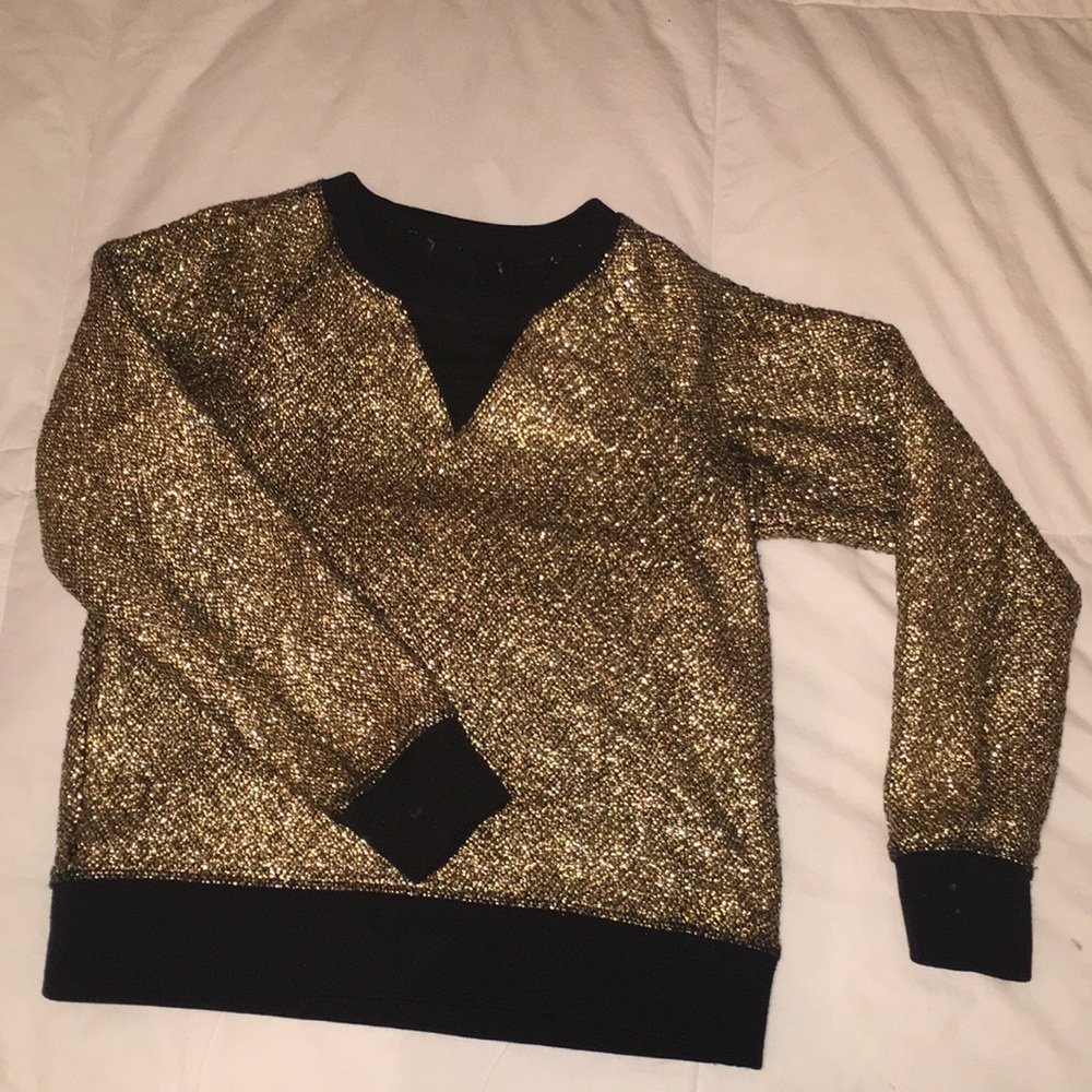 METALLIC GOLD Sweatshirt